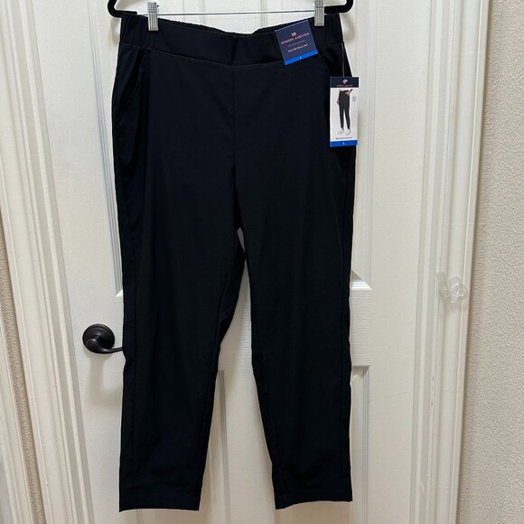 Modern Ambition Women's High Rise Travel Pant Size L Black Pull On Stretch (NEW) - Picture 3 of 14